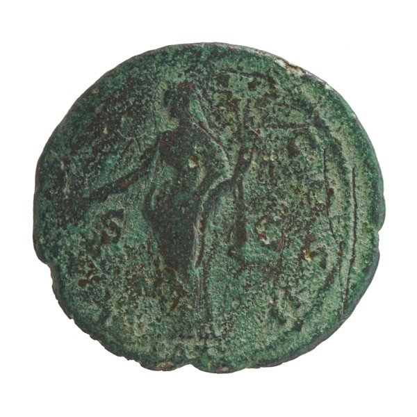 Antoninus Pius 86–161; Roman Emperor 138–161. Obverse: Head of Antoninus Pius in a laurel wreath