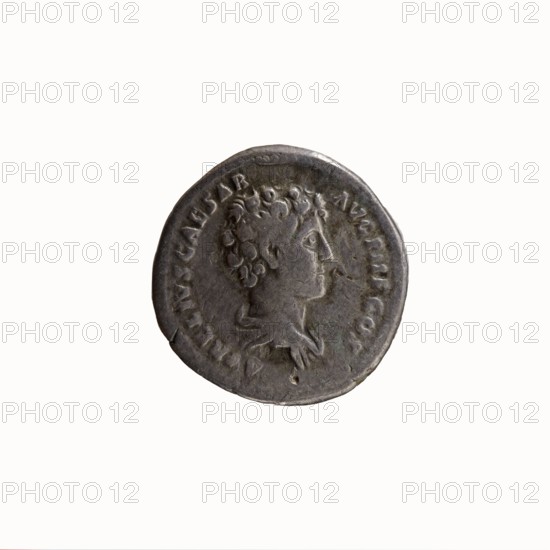 Denarius, Antoninus Pius 86–161; Roman emperor 138–161 issuer Marcus Aurelius 121–180; Roman