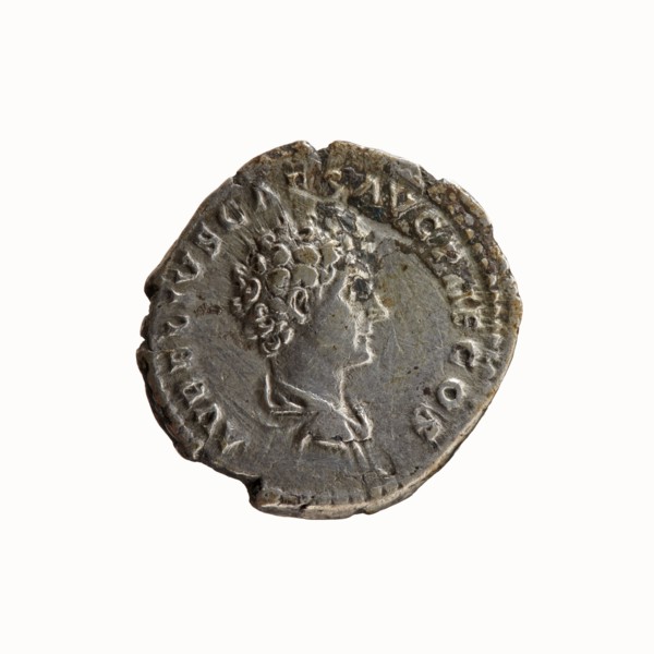Denarius, Antoninus Pius 86–161; Roman emperor 138–161 issuer; Marcus Aurelius 121–180; Roman
