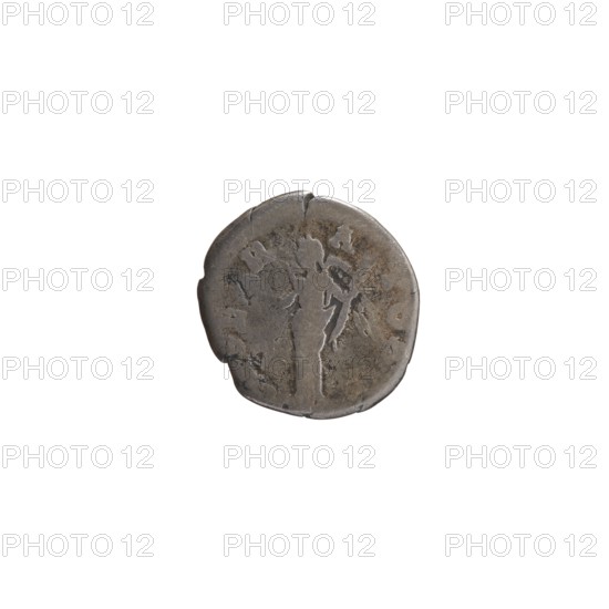 Denarius, Antoninus Pius 86–161; Roman emperor 138–161. Obverse: head of Antoninus Pius in a laurel