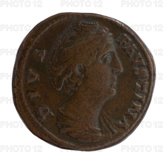 Sestertius, posthumous issue for Faustina the Elder 98–141; Roman empress 138–141; issuer: