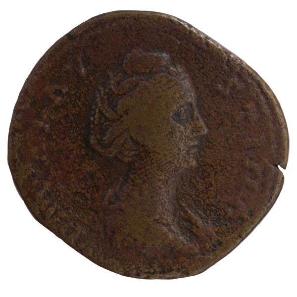 Sestertius, posthumous issue for Faustina the Elder 98–141; Roman empress 138–141; issuer: