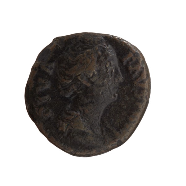 Dupondius/as; Faustina the Elder 98–141; Roman empress 138–141 posthumously; Antoninus Pius 86–161;