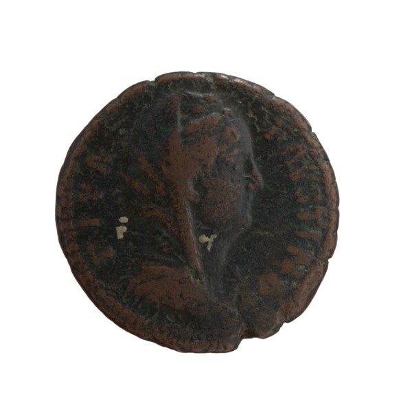 Dupondius/as; Faustina the Elder 98–141; Roman empress 138–141 posthumous; issuer: Antoninus Pius