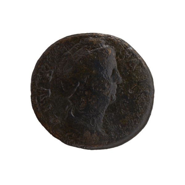 Dupondius/as; Faustina the Elder 98–141; Roman empress 138–141 posthumously and Antoninus Pius