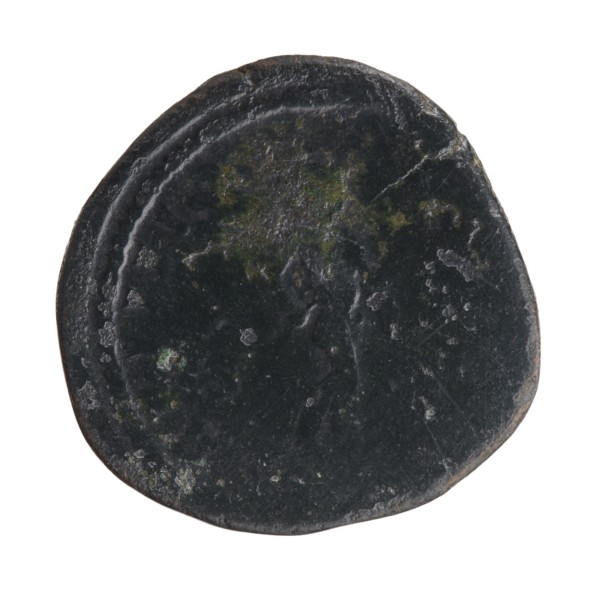 Sestertius of Lucius Verus 130–169; Roman emperor 161–169. Obverse: head of Lucius Verus in laurel