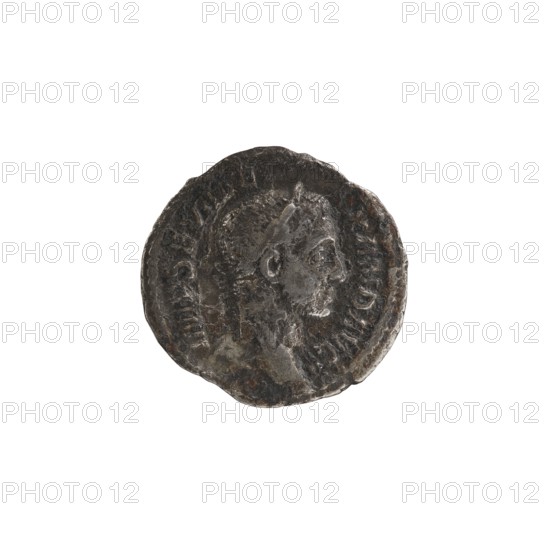 denarius, Alexander Severus Roman emperor; 222–235 — iconography, personifications, Virtus