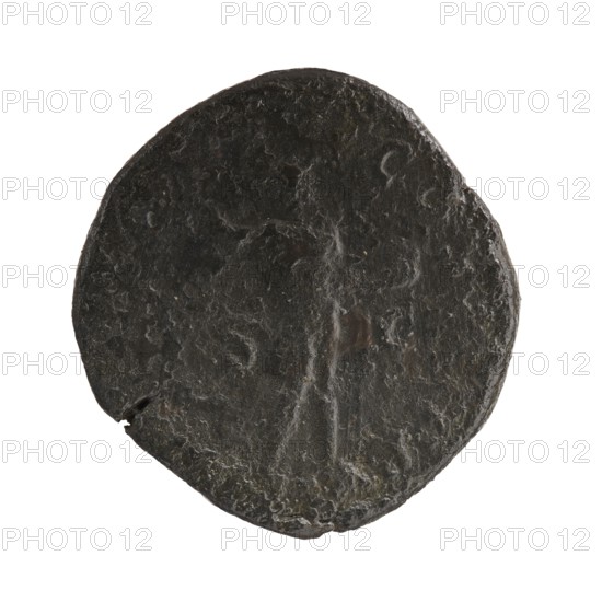 Sestertius coin depicting Roman deities and Sol; obverse associated with Emperor Alexander Severus