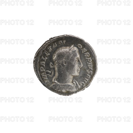 Denarius of Alexander Severus Roman emperor, 222–235 CE, issuer: Alexander Severus. Obverse