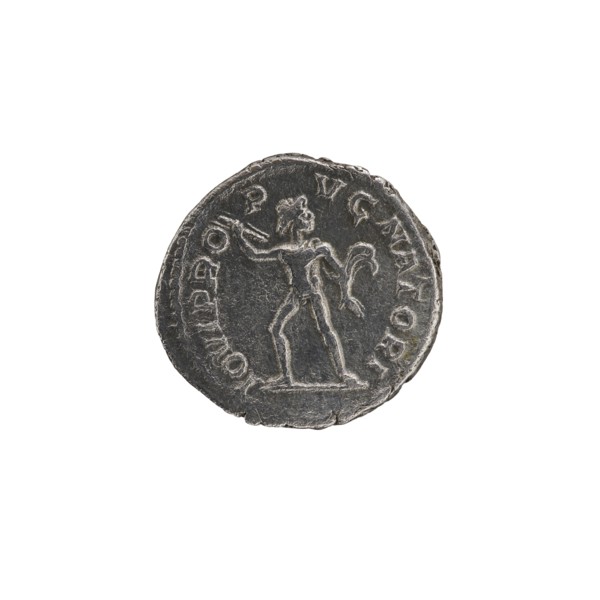 Denarius of Alexander Severus Roman emperor, 222–235 CE. Obverse: portrait of Alexander Severus