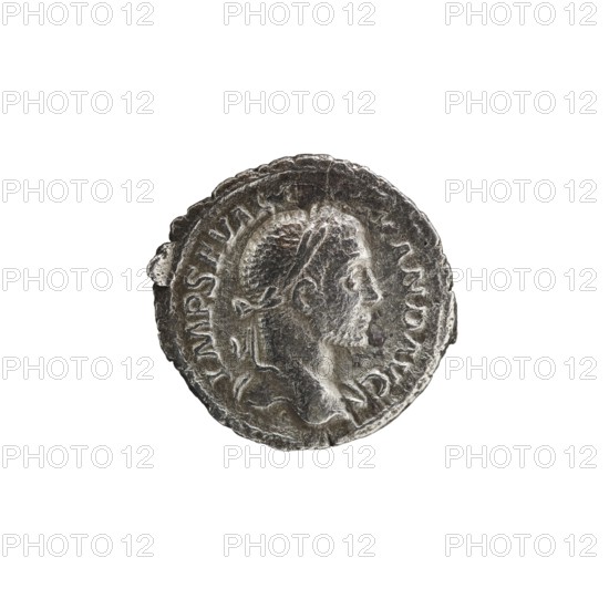 Denarius depicting Roman deities and Jupiter; obverse: Alexander Severus Roman emperor, 222–235 —