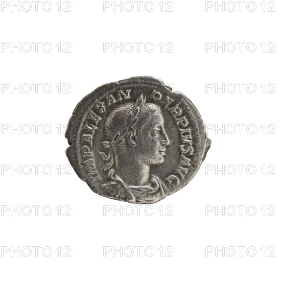 denarius; Roman deities; Sol; Alexander Severus Roman emperor, r. 222–235 — iconography; 231; Roman