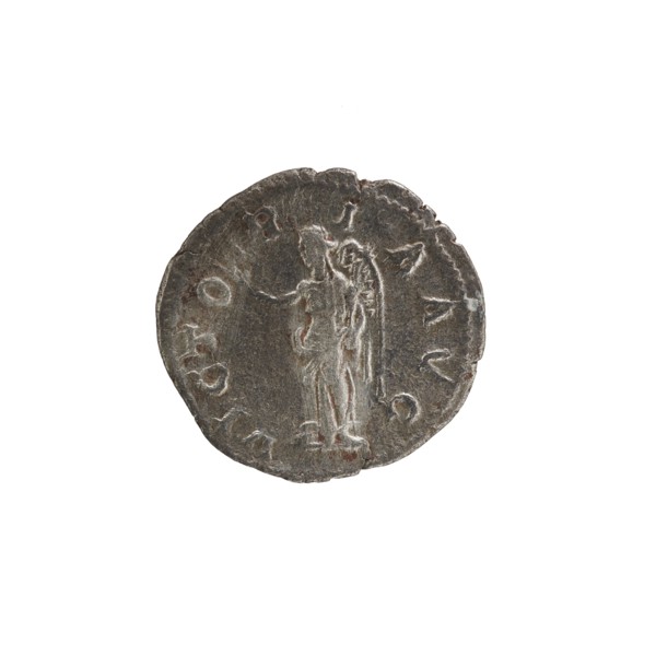 Denarius of Alexander Severus 208–235; Roman emperor 222–235. Obverse: issuer Alexander Severus