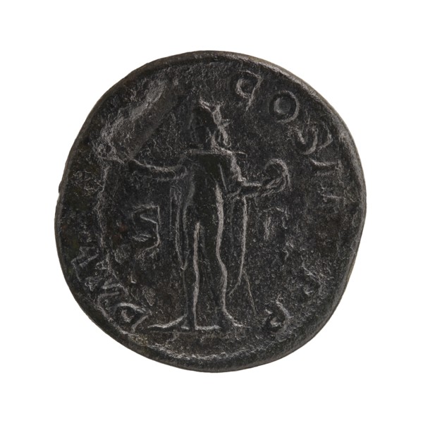 sestertius; Roman deities; Alexander Severus Roman emperor, 222–235; iconography: Sol mythology;