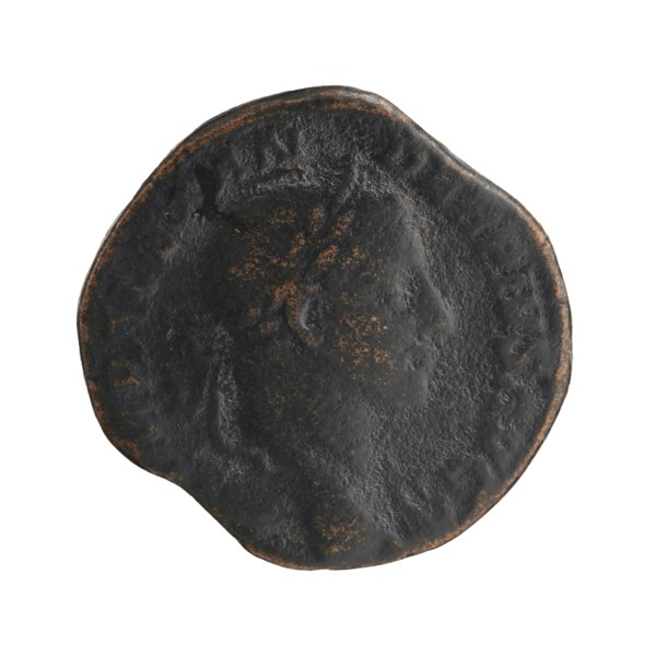 Sestertius coin depicting Sol mythology; obverse associated with Alexander Severus Roman emperor,