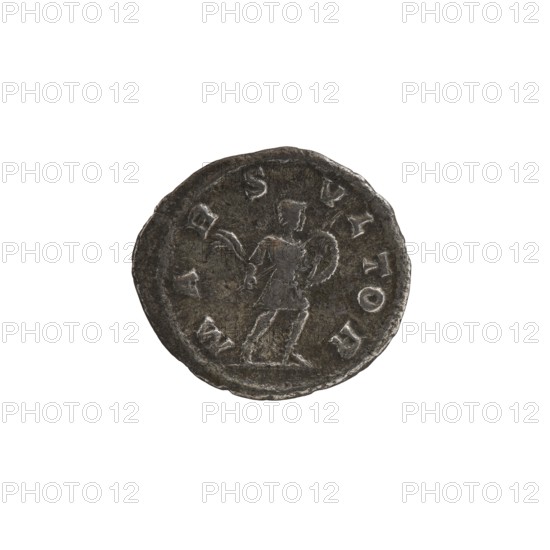 Denarius of Alexander Severus reigned 222–235 CE, obverse likely depicts the emperor; reverse