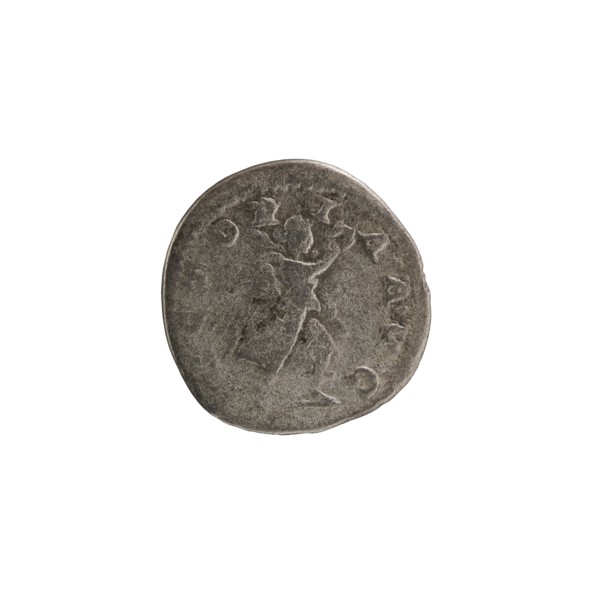 Denarius of Alexander Severus 208–235; Roman emperor 222–235. Obverse: portrait of Alexander