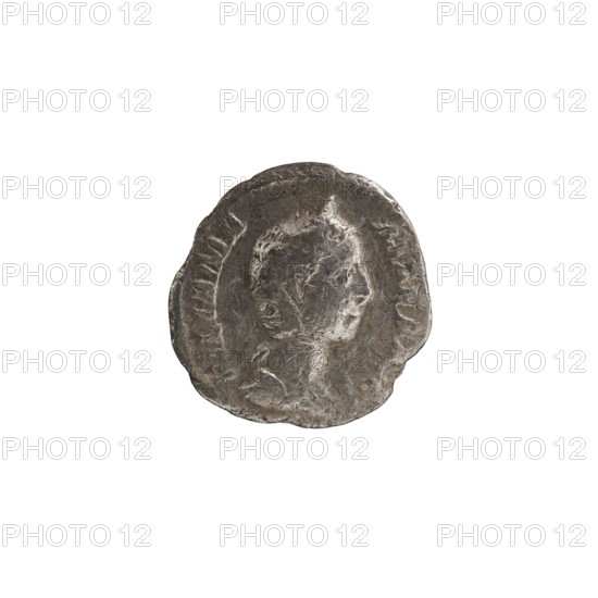 Denarius of Julia Mamaea ca. 180–235; Augusta 222–235 issued under Alexander Severus 208–235; Roman
