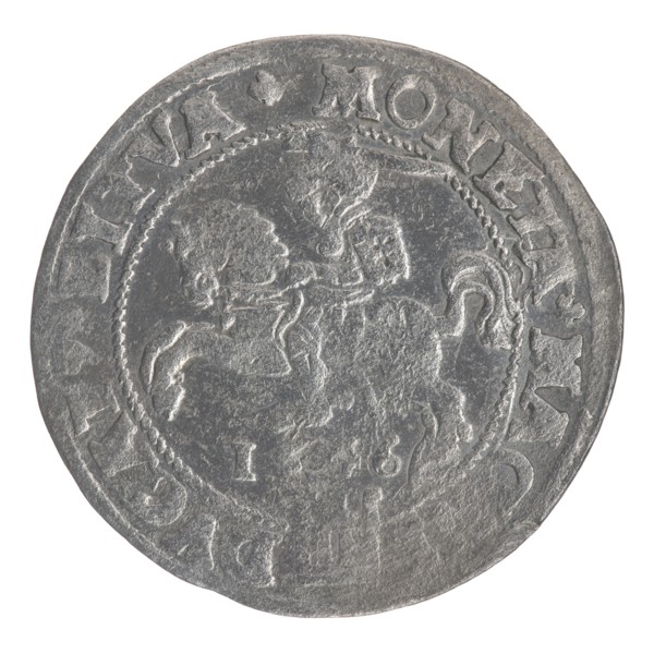 Lithuanian grosz on a Lithuanian foot, Sigismund II Augustus King of Poland; 1544–1572 author;