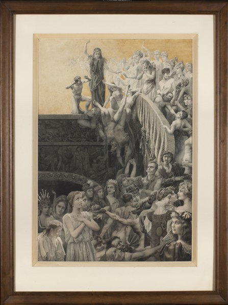 Emancipation, Deskur, Józef 1861–1915 illustrator/author, Poland culture, Polish drawings,