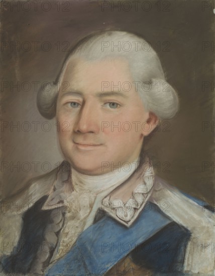 Portrait of Kazimierz Krasinski in the uniform of a lieutenant general of the Crown Army, wearing