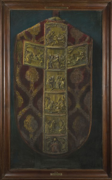Chasuble of the Piotr Kmita Foundation; painter Leon Wyczólkowski 1852–1936. Subject: Stanislaw of