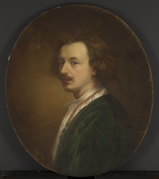 Self-portrait of Anton van Dyck, copy by Jadwiga Czeczel-Biechonska ante 1863–post 1903 after