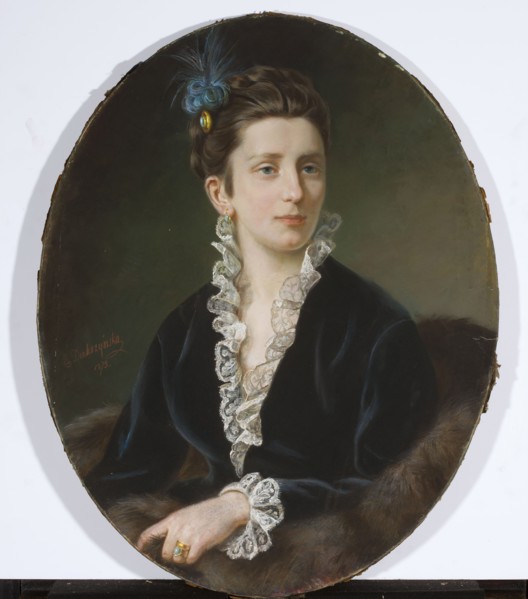 Portrait of Michalina Zaborowska, née Miaczynska, Dukszynska-Dukszta, Emilia 1847–1898 draughtsman,
