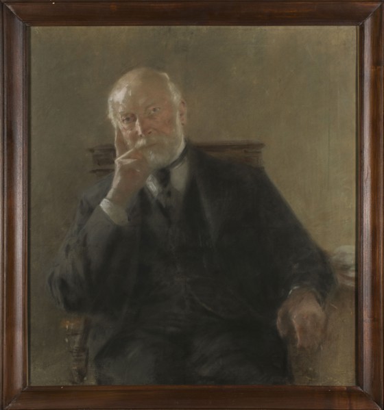 Portrait of Professor Antoni Malecki, by Zdzislaw Jasinski 1863–1932. Subject: Antoni Malecki