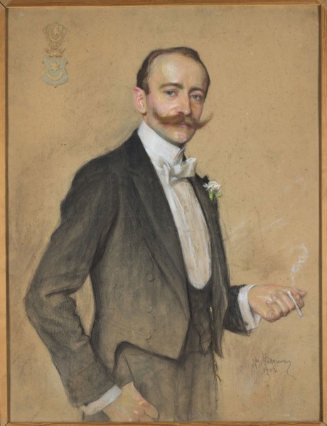 Portrait of Lukasz Dobrzanski, Mordasewicz, Kazimierz 1859–1923 painter, Lukasz Dobrzanski