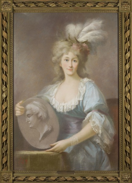 Portrait of Anna Charlotte Dorothea von Medem Biron, Duchess of Courland; after 1792 after an oil