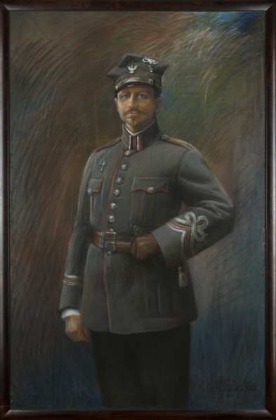 Portrait of General Józef Dowbór-Musnicki; artist: Leokadia Ostrowska 1875 or 1879–1952; subject: