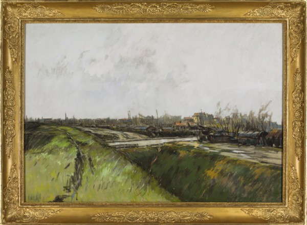 Suburban landscape from the vicinity of Paris, Wyspianski, Stanislaw 1869–1907 painter. Suburban