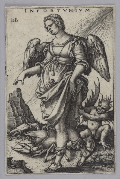 Misfortune, Beham, Sebald 1500–1550 author, German culture, Renaissance style, personifications