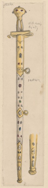 Koncerz, Lesser, Aleksander 1814-1884 author, militaria, craft, weapons, edged weapons, swords,