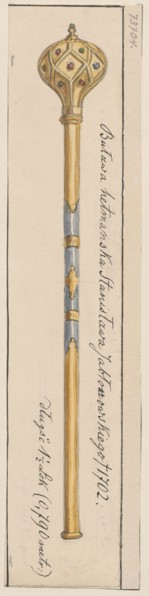 Hetman's baton of Stanislaw Jablonowski from the end of the 17th century; maker/author: Aleksander