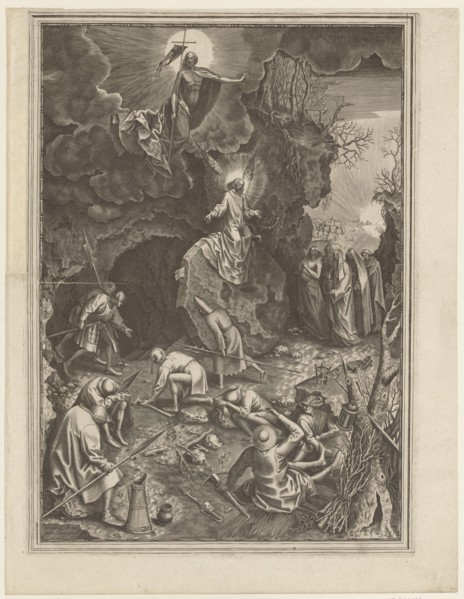 Resurrection, Galle, Philips 1537-1612 graphic artist / author; Bruegel, Pieter I ca. 1525-1569