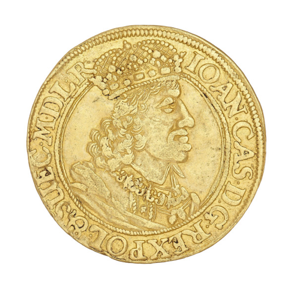 Gdansk ducat by Gerhard Rogge (fl. 1639–1657), struck under King John II Casimir Vasa (reigned