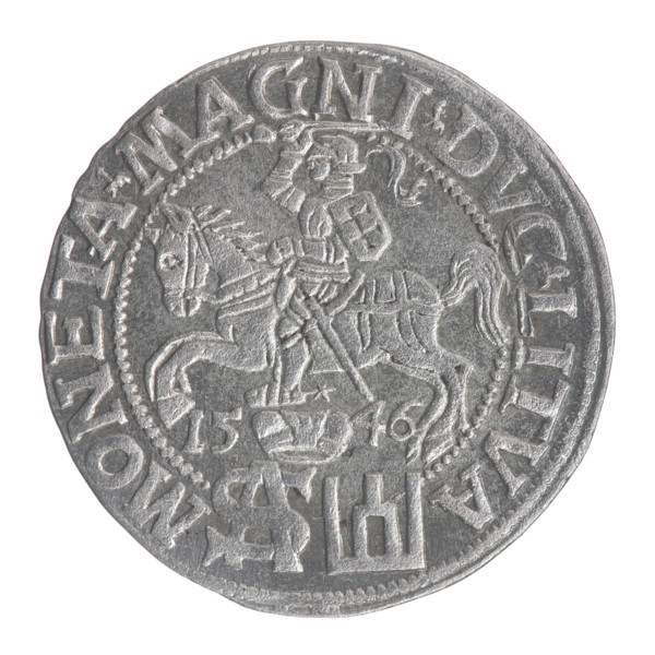 Lithuanian grosz on a Polish foot, Sigismund II Augustus (King of Poland; 1544–1572), Jagiellon