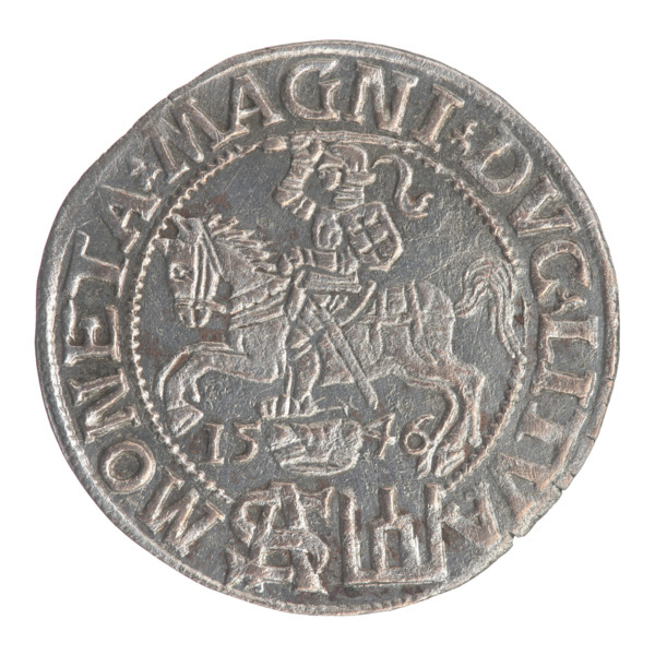 Lithuanian grosz on a Polish foot, Sigismund II Augustus (King of Poland; 1544–1572), Jagiellon