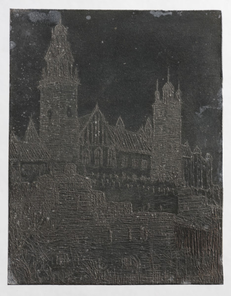 Feliks Jablczynski (1865–1928), graphic artist; tenement houses, cities, landscapes, cityscapes,