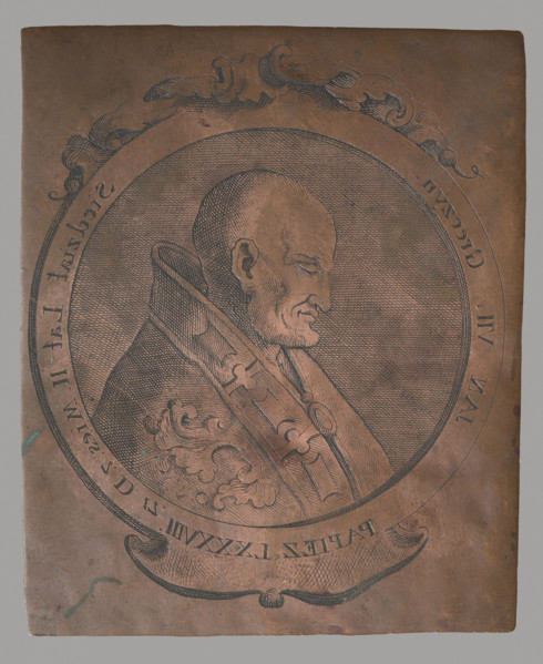Pope John VII; Innocenty Nowicki (fl. 17..-17..), graphic artist. Subject: John VII (pope; ?–707) —