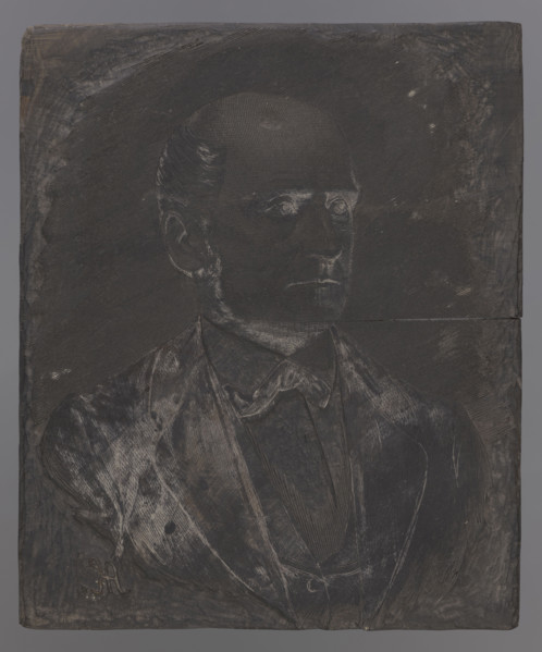 Portrait of Franciszek Tournelle; draughtsman; male portrait of Franciszek Tournelle (1818–1880);