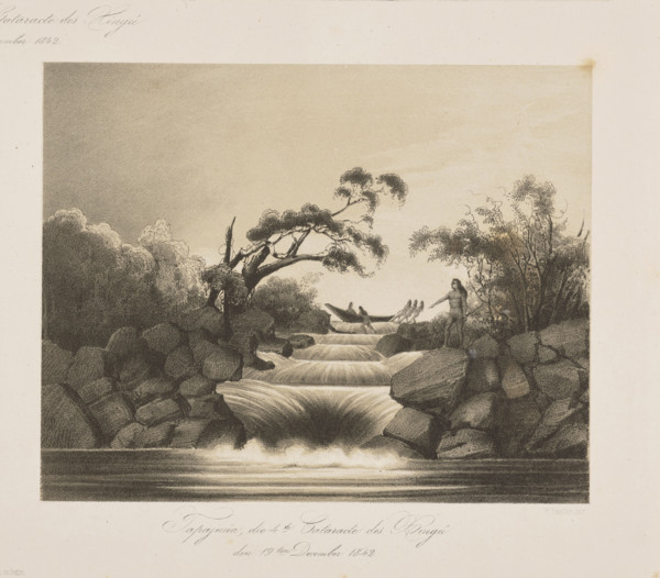 1) Jurua, First Cataract on the Xingu River, December 17, 1842; 2) Acahi-teua, Third Cataract on