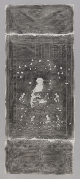 Vipassi Buddha, Knothe, Jerzy (1917–2002), graphic print, Tibetan Buddhist art, Chinese, Chinese