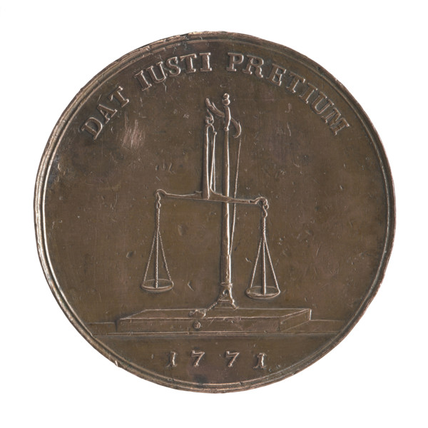 Trial crown thaler, Stanislaw August Poniatowski (King of Poland; 1764–1795); engraver: Johann