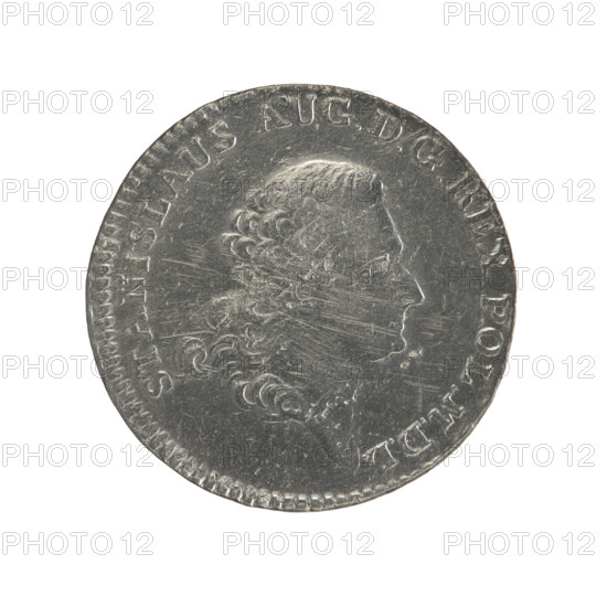 2 gold crown coins of Stanislaw August Poniatowski (King of Poland; 1732–1798), 1766. Obverse: head