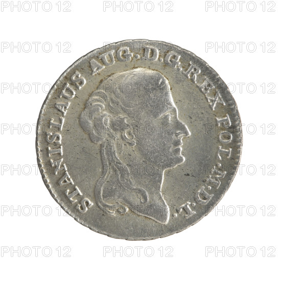 2 gold crown coins, Stanislaw August Poniatowski (King of Poland; 1732–1798), Polish crown coins.