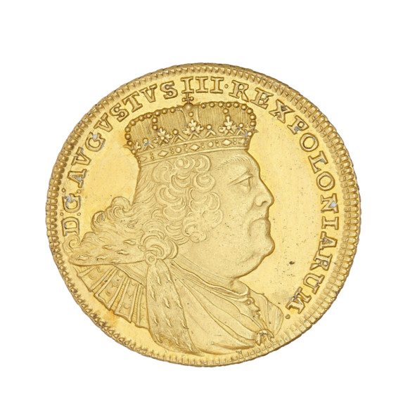Crown Augustus; maker: Croll, Ernest Dietrich (fl. 1753–1763); subject: Augustus III Sas (King of