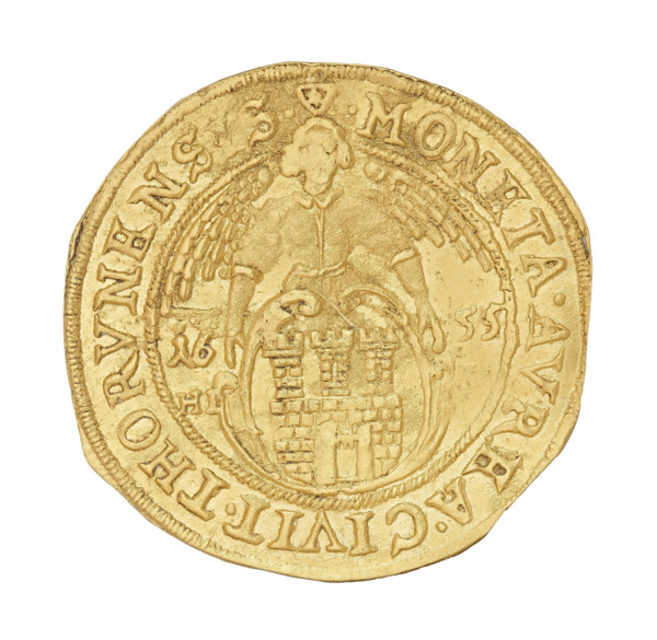Torun ducat, John II Casimir Vasa (King of Poland; 1648–1668), maker: Hans Dawid Lauer (1649–1669).